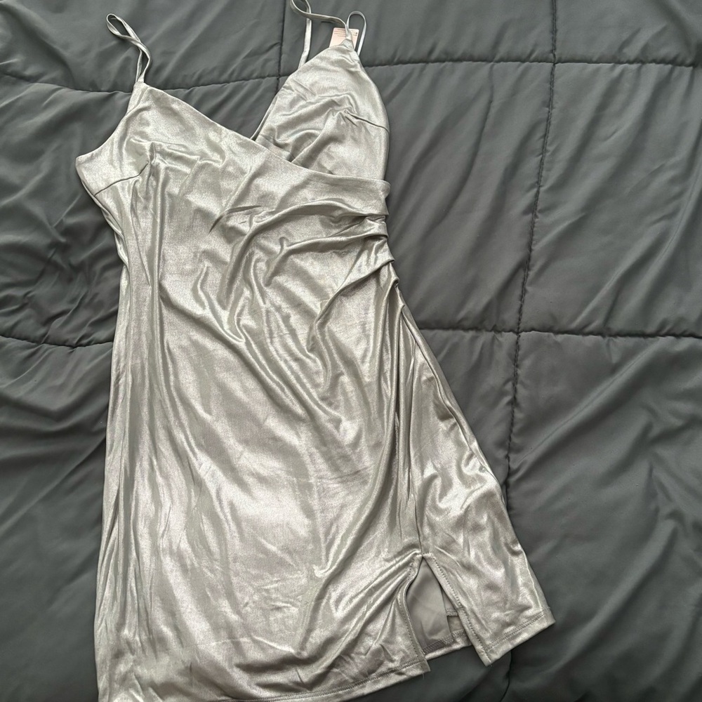 PacSun Silver Mini Dress